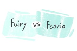 "Fairy" vs. "Faerie" in English