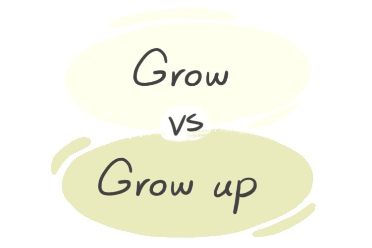 An educational take on the difference between 'Grow' and 'Grow Up'