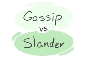 "Gossip" vs. "Slander" in English