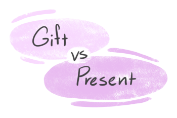"Gift" vs. "Present" in English