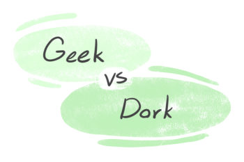 "Geek" vs. "Dork" in English