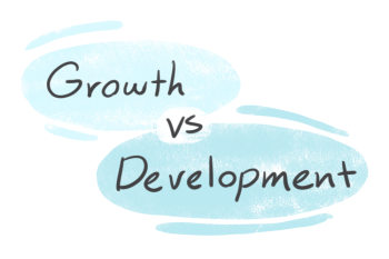 "Growth" vs. "Development" in English