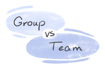 "Group" vs. "Team" in English