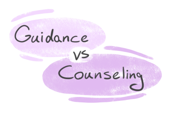 "Guidance" vs. "Counseling" in English