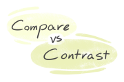 "Compare" vs. "Contrast" in English