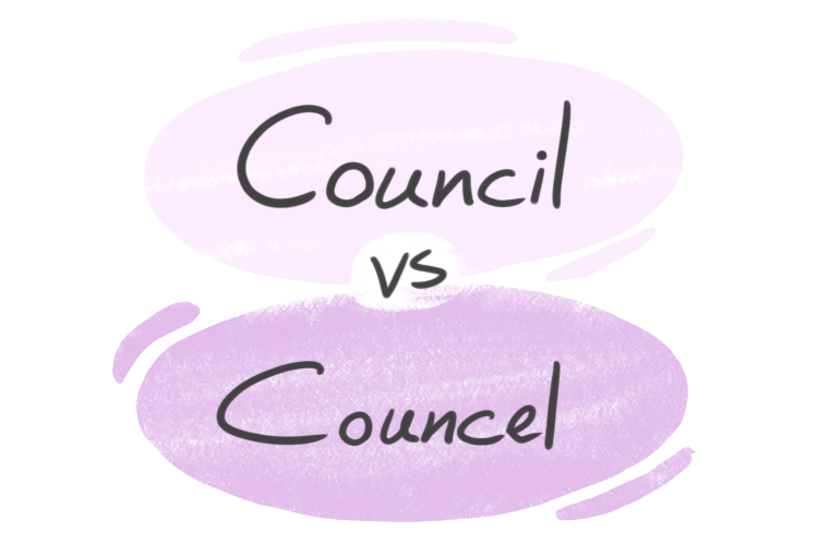 "Council" vs. "Counsel" in English