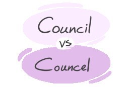 "Council" vs. "Counsel" in English