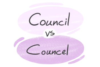 "Council" vs. "Counsel" in English