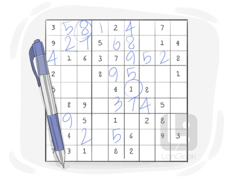 sudoku definition and meaning