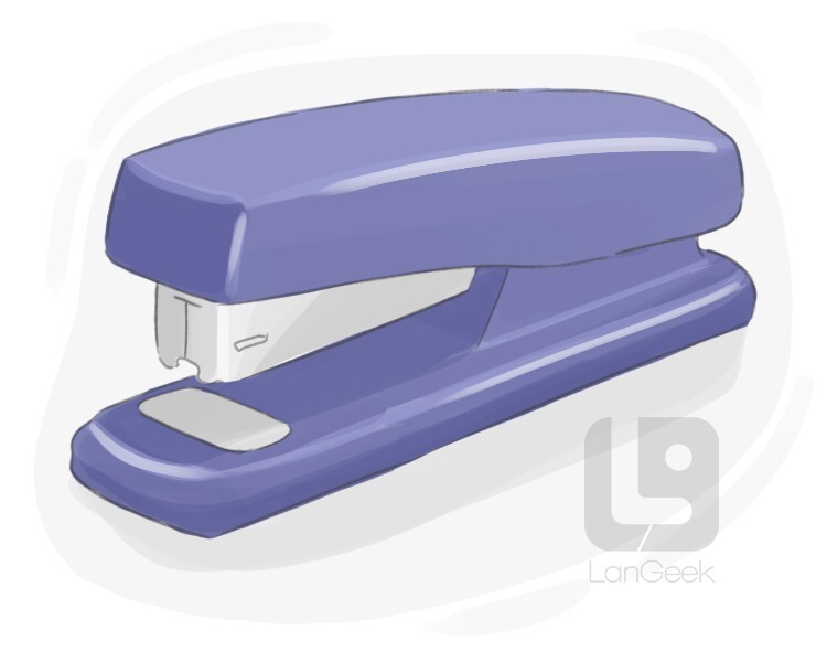 Meaning on sale of stapler