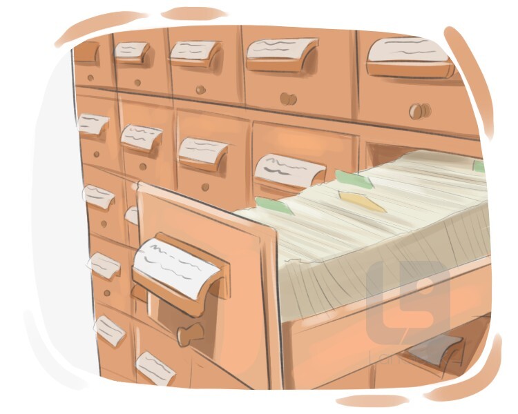 card catalog definition and meaning