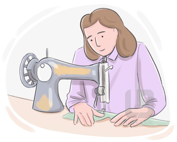 sewing definition and meaning