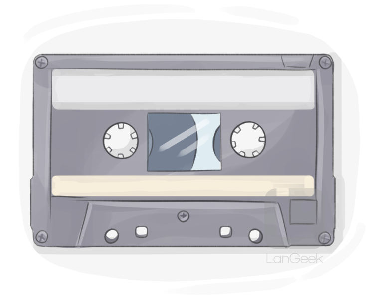 tape recording definition and meaning