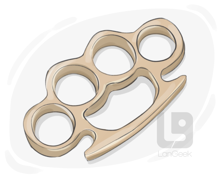 knuckle duster definition and meaning