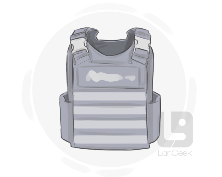 bulletproof vest definition and meaning