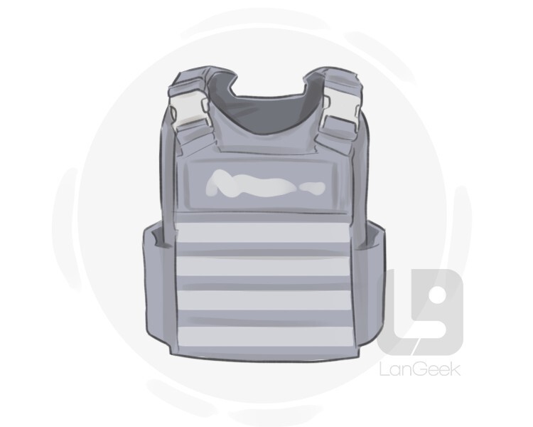 bulletproof vest definition and meaning