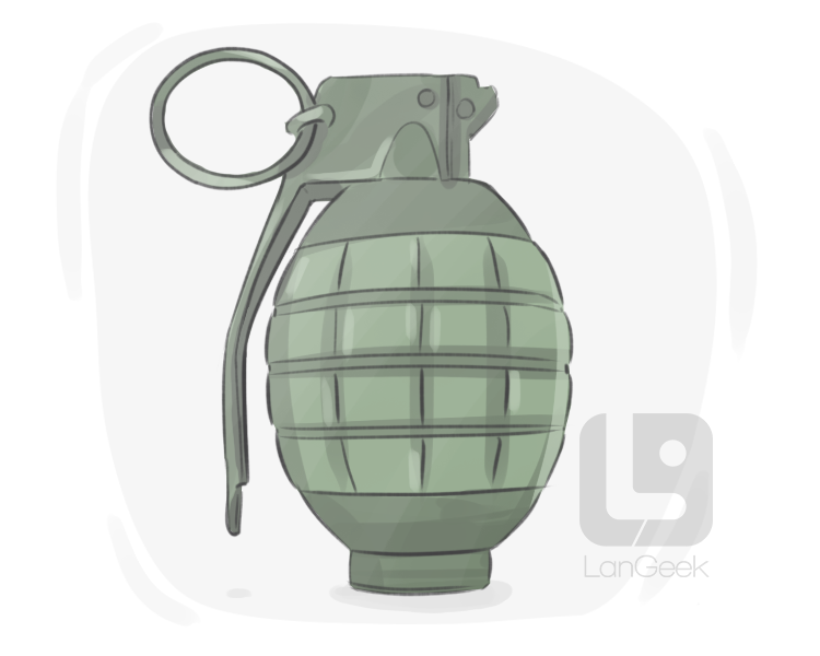 hand grenade definition and meaning