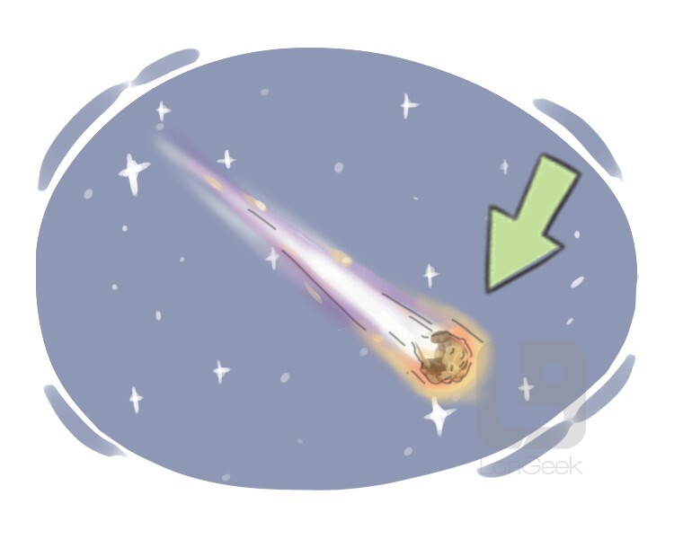 Definition And Meaning Of Shooting Star Langeek 