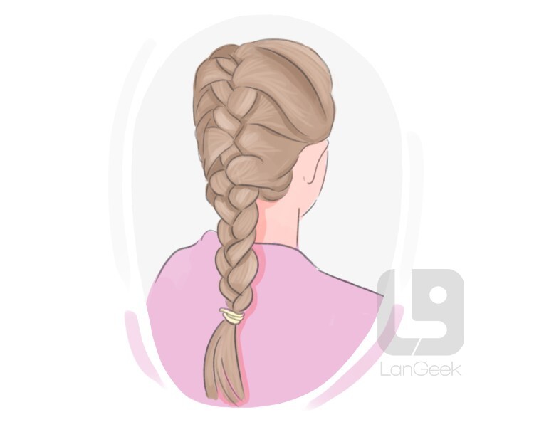 French braid definition and meaning