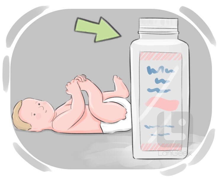 baby powder definition and meaning