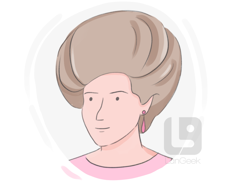 bouffant definition and meaning