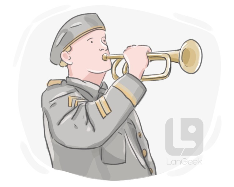 Definition & Meaning of "Bugler" LanGeek