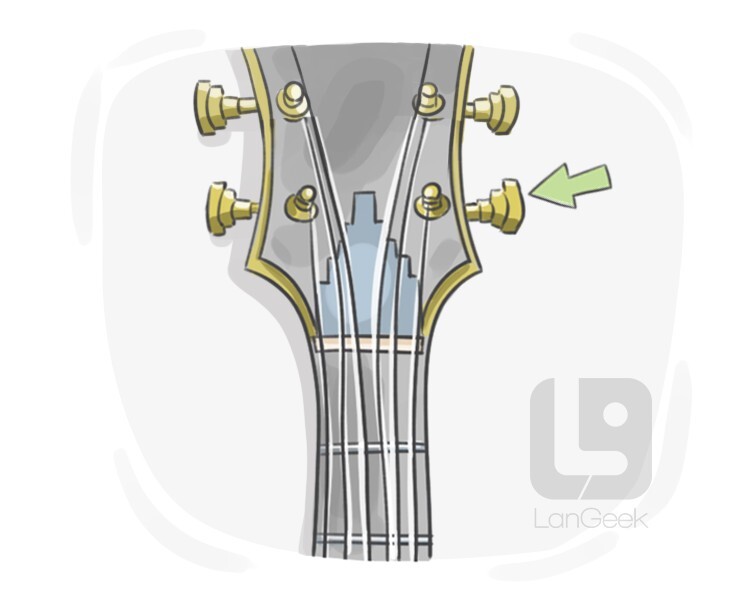 tuning peg definition and meaning