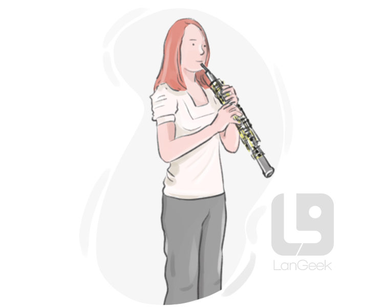 oboist definition and meaning