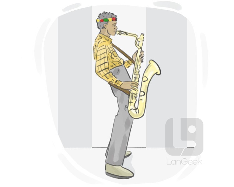 saxist definition and meaning