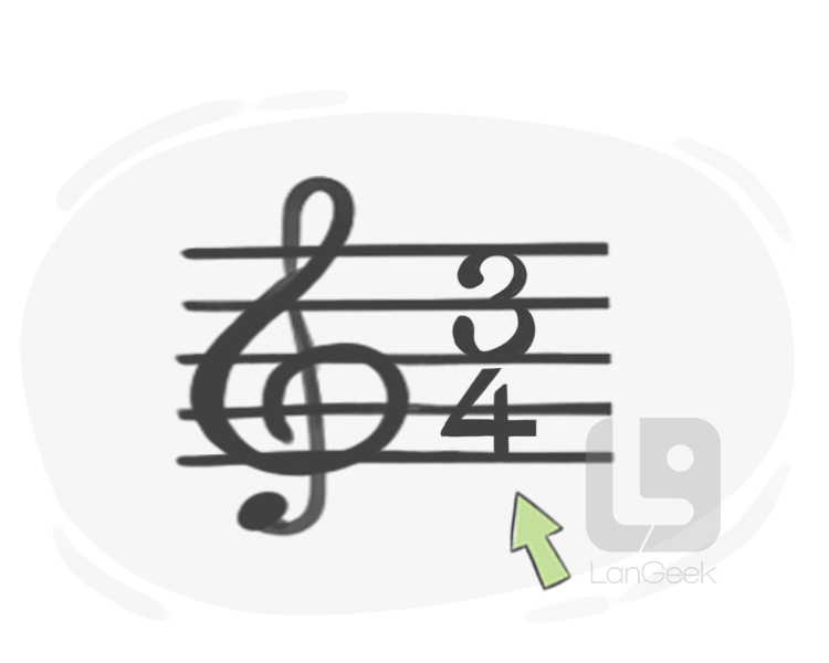musical time signature definition and meaning