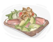 open sandwich