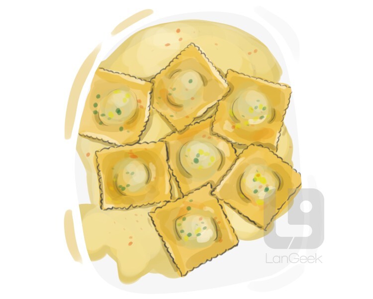 Definition & Meaning of "Ravioli" LanGeek