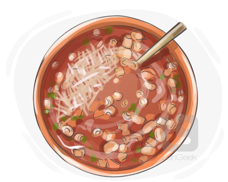 vegetable soup definition and meaning