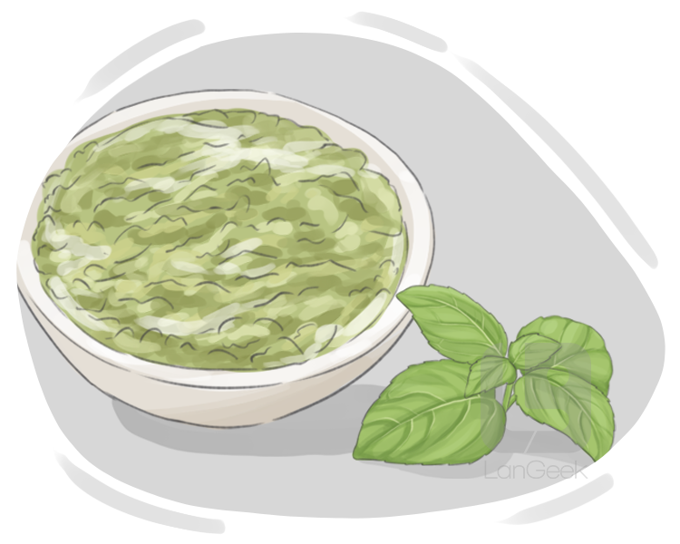 pesto definition and meaning