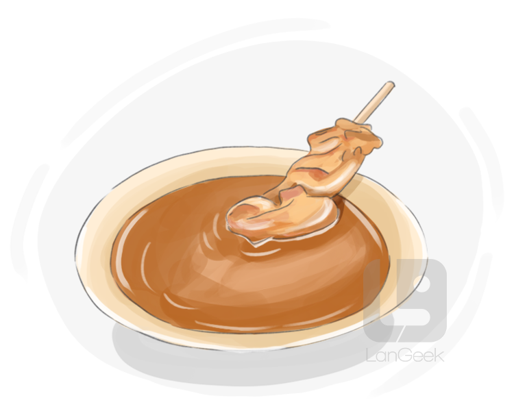 satay sauce definition and meaning