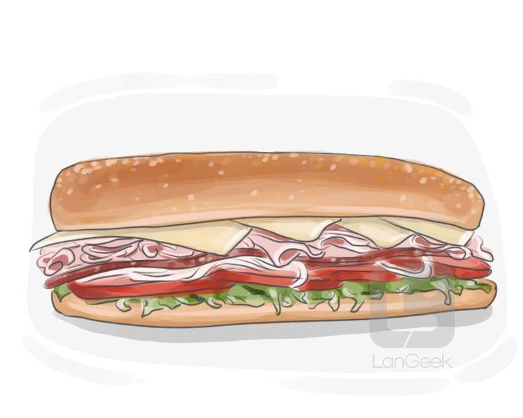 submarine sandwich definition and meaning