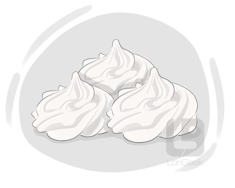 meringue definition and meaning