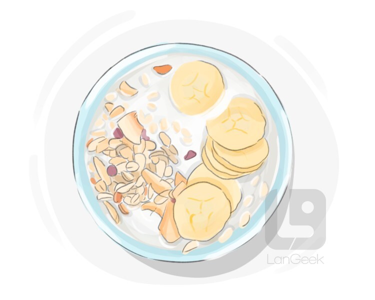 Definition & Meaning of "Muesli" Picture Dictionary
