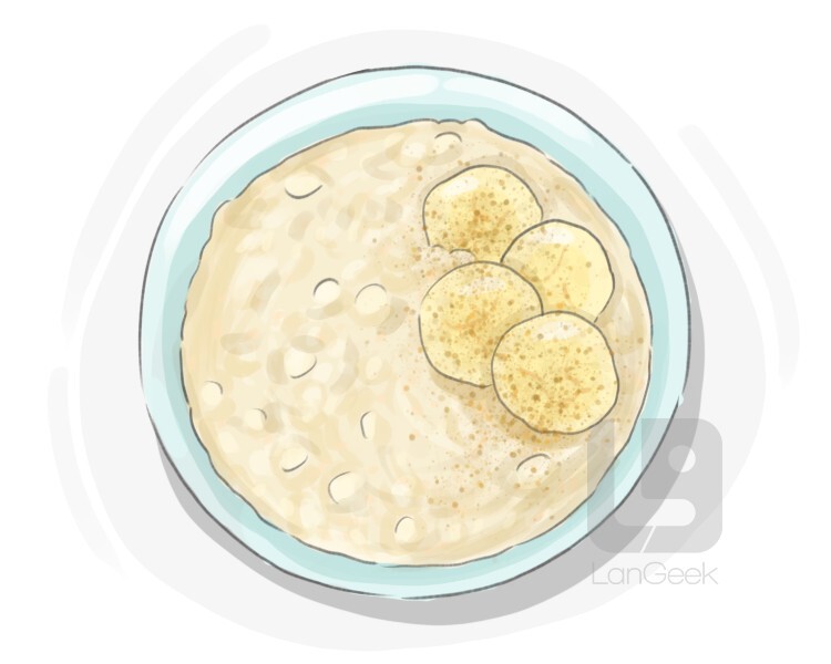 porridge definition and meaning