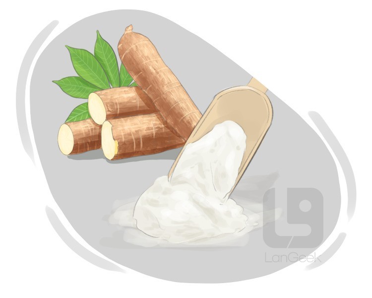 cassava starch definition and meaning