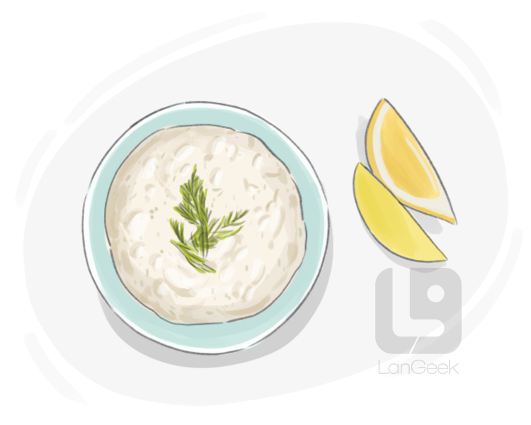 tartare sauce definition and meaning