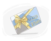 la tarjeta de regalo