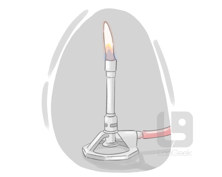 Bunsen burner definition and meaning