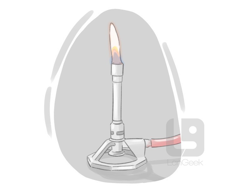 Bunsen burner definition and meaning