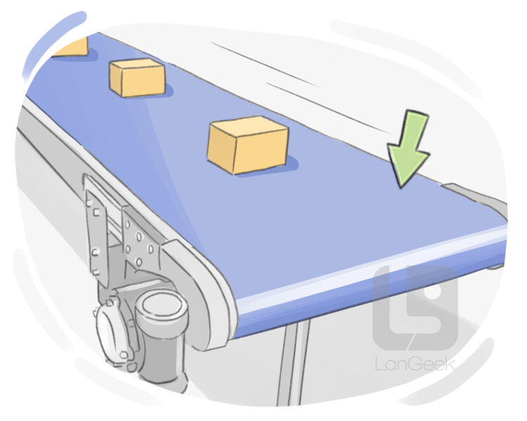 conveyor belt definition and meaning