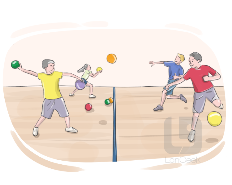 dodgeball definition and meaning