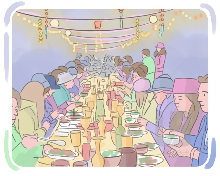 Definition Meaning Of Banquet LanGeek