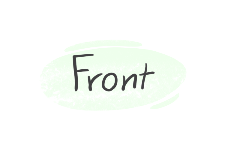 How To Use "Front" in English