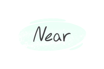 How To Use "Near" in English