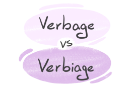 "Verbage" vs. "Verbiage" in English